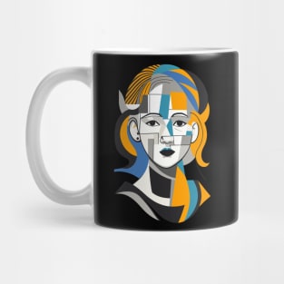 Portrait of Mocking Girl Mug